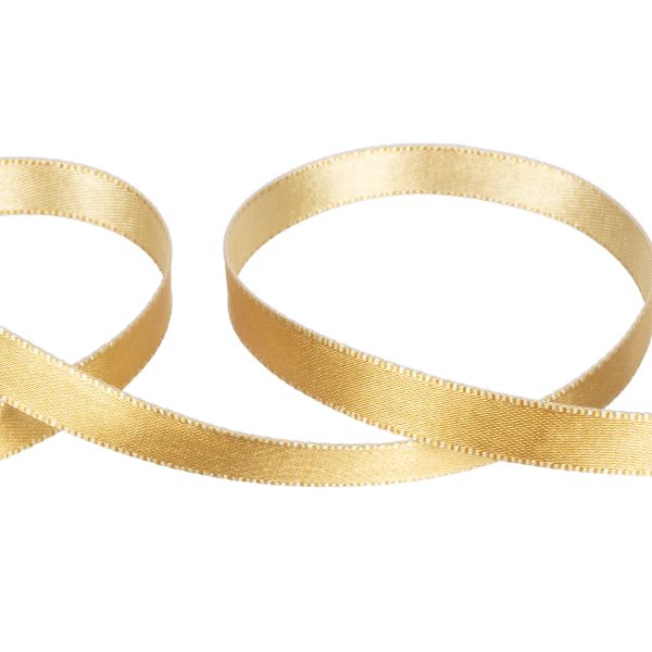 Лента атласная 2-сторонняя 10.0 мм / 22.8 метра, 021 бл.бежевый/бежевый, Gamma ALD-10