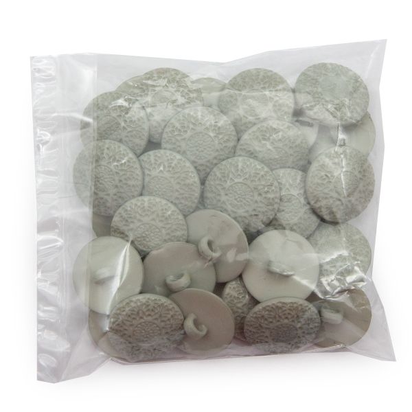 Пуговицы на ножке 22 мм (301 серый), 36 шт