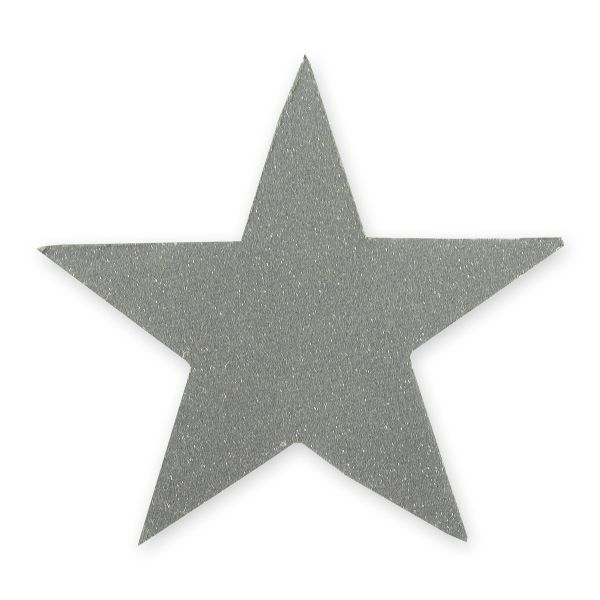 Термоаппликация светоотражающая №6, 10 шт, Звезда 3.3 см, Blitz