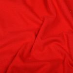 Кулирка гладкокрашеная, 145 г/м², 100% хлопок, 100+100 см, в нарезке, цв. красный, 6м /TOS/