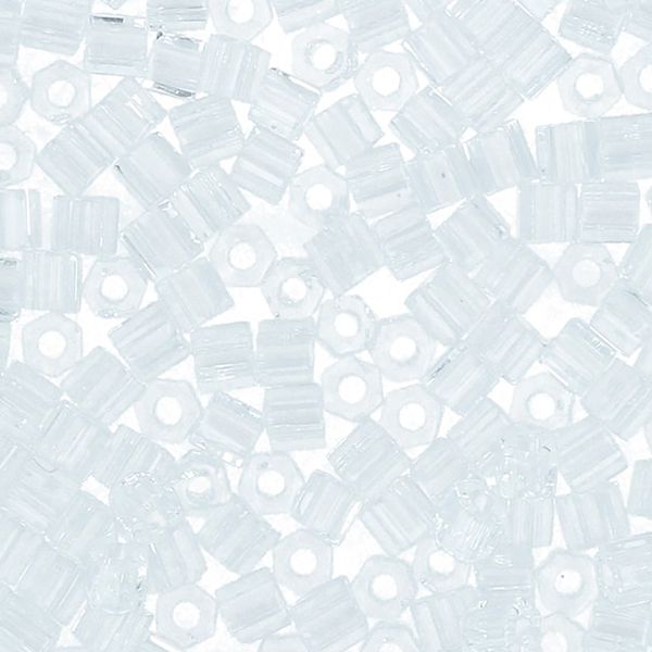 Бисер Toho 11/0 Hexagon 1 (2.2 мм), 25 г (5х5 г), 0001 прозрачный