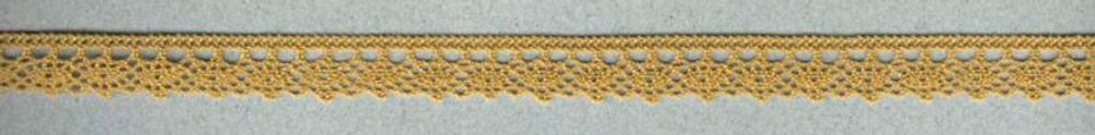 Кружево вязаное (тесьма) 12.0 мм горчичный, 30 метров, IEMESA