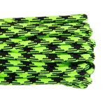 Шнур паракорд с сердечником ⌀4.0 мм, 10 м,±0.5 м, 44 неон черный/зеленый, Blitz KMF-7