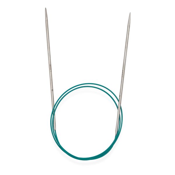 Спицы круговые KnitPro Mindful 2,5мм/80см, нержавеющая сталь, серебро, 36093