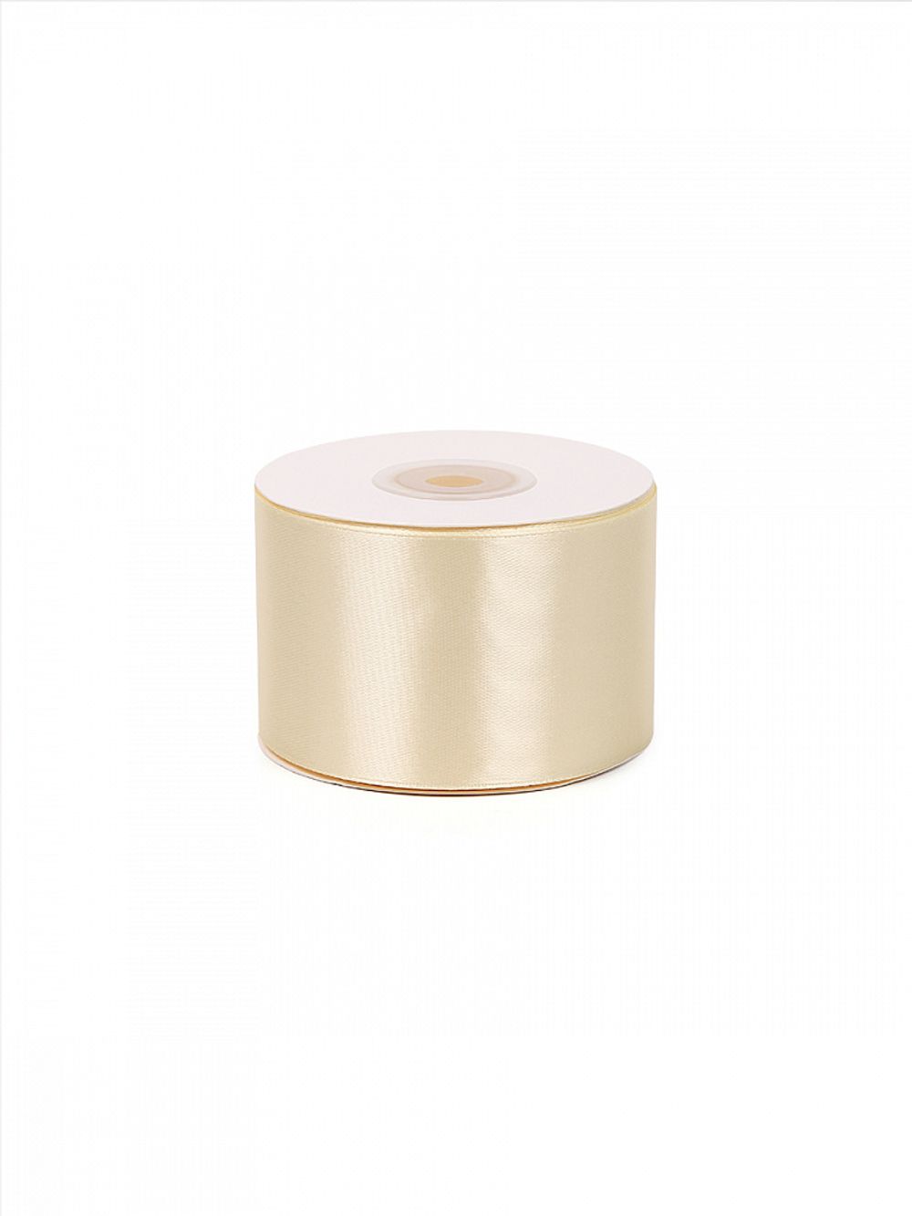 Лента атласная 1-сторонняя 50.0 мм / 22.5±1 метра, 3004 св.кремовый, Magic4Hobby