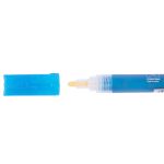 Маркер акриловый 2 мм, перо круглое, 10 шт, G03 голубой металлик/metallic blue, AMV-01 Vista-Artista