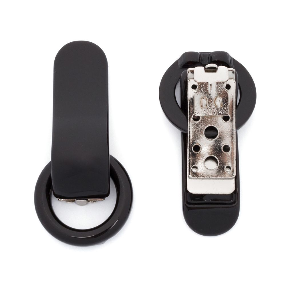 Крючок шубный PQ 55 мм, 4 шт, коричневый