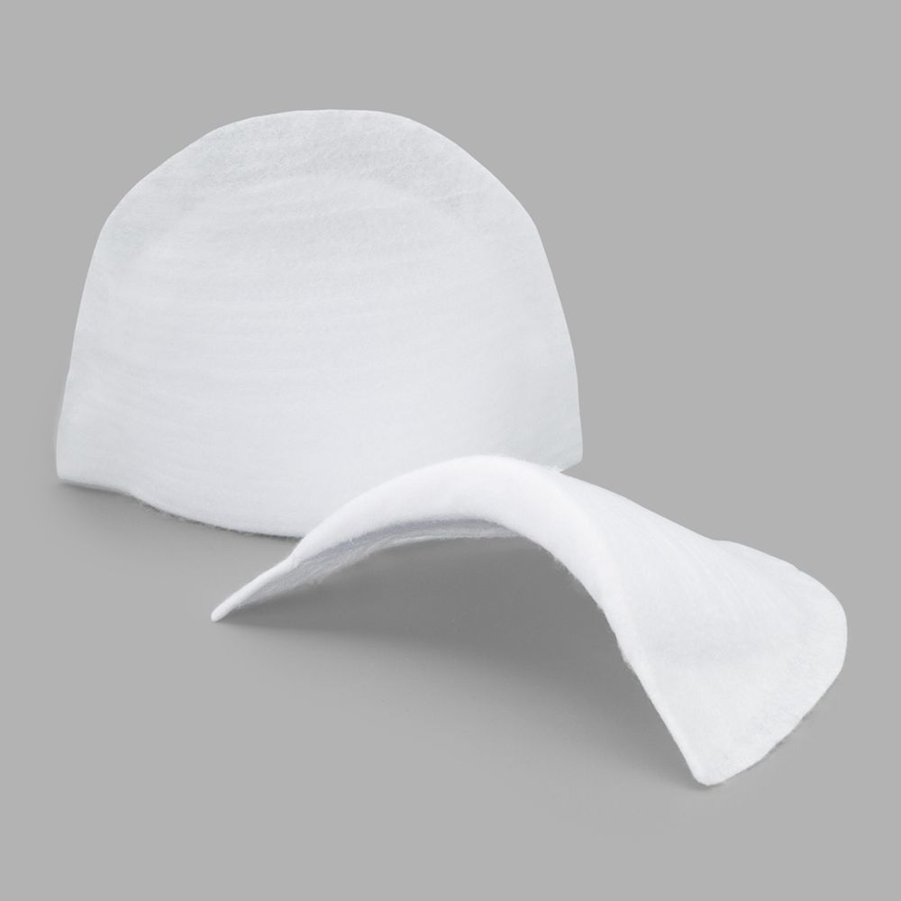 Плечевые накладки (подплечники) втачные составные 110х220х20 мм, иглопробивные, СНИТ-018/11, белый, 10 пар