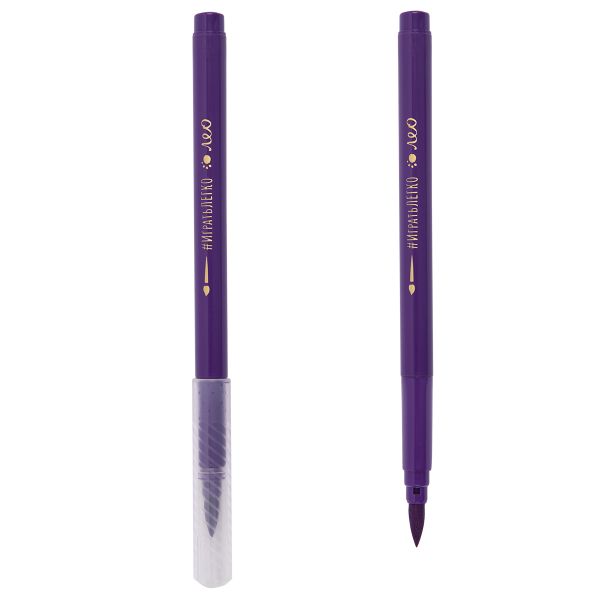 Фломастеры-кисточки смываемые 12 цв, Лео LPFPB-12