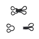 Крючки пришивные 12х7 мм, №1, оксид, 0300-4005