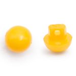 Украшения декоративные пуговицы Мини круглые на ножке, 5мм, уп/20 шт, желтый