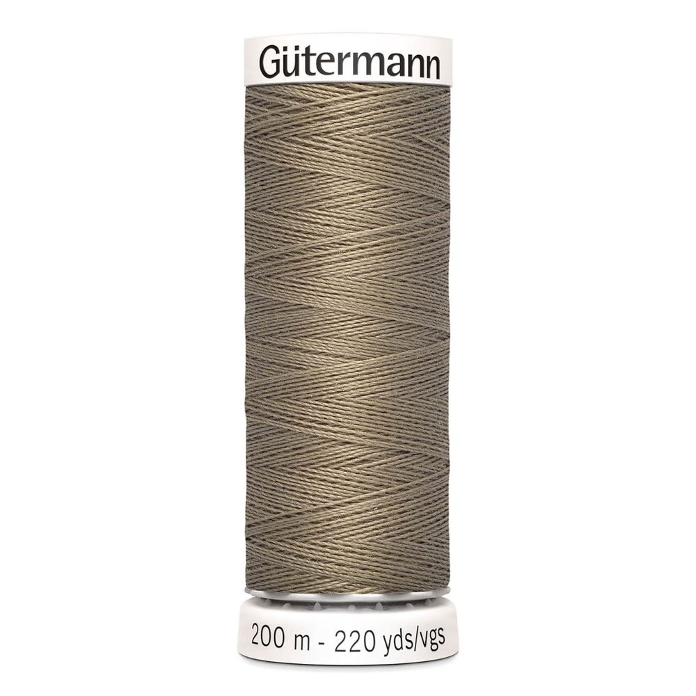 Нитки универсальные Gutermann Sew-all, 200м, 724 бледно серо-коричневый, 1 катушка