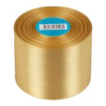 Лента атласная 1-сторонняя 75.0 мм / 33±2 метра, 148 горчичный, Gamma