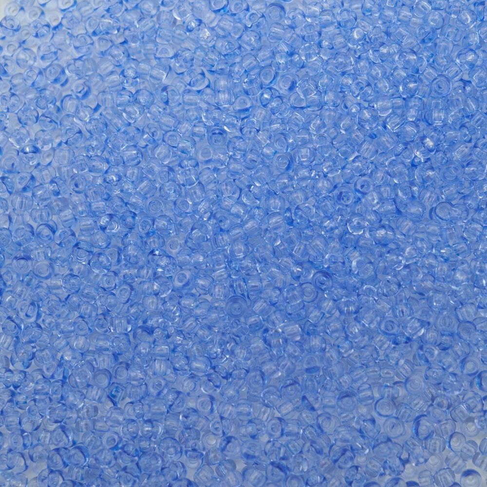 Бисер Preciosa прозрачный solgel 10/0 (2.3 мм), круг.отв., 50 г, (01231)