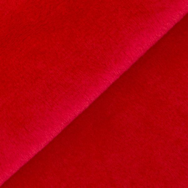 Плюш (ткань) Peppy 01 PEV 273 г/м², 48х48 см, 06 красный
