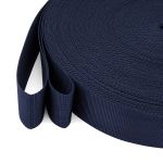 Стропа (ременная лента) 40 мм / 50 метров, толщ. 1.0 мм, [26.3 г/пог.м], 100% п/э, 030 т.синий