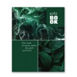 Бизнес-блокнот, матовая ламинация + выборочный лак, A5+ 80 л. 18 шт, клетка, Малахитовые узоры 000428, Светоч 80ББТ5_4_5_1