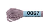 Мулине Gamma 100% хлопок, цв.0067 сиренево-серый, 24 мотка по 8 метров