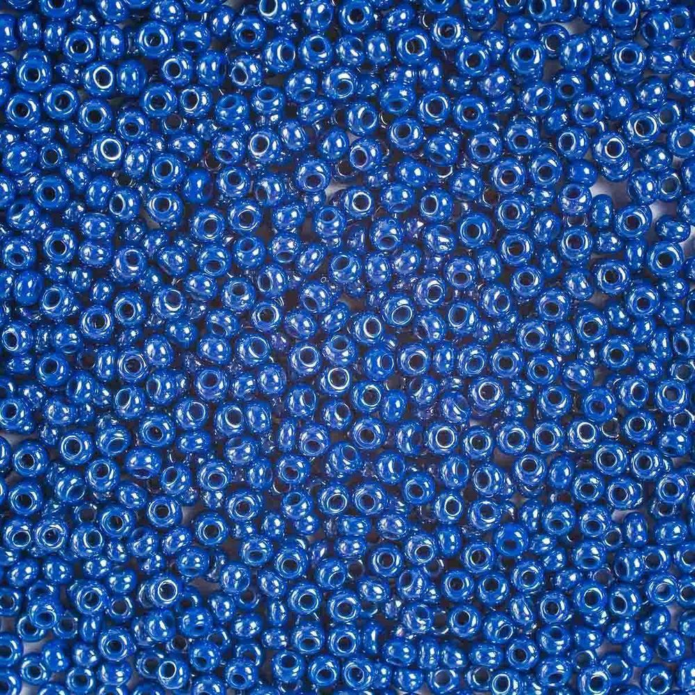 Бисер Preciosa непрозрачный с покрытием 10/0 (38050), круг.отв, 50гр