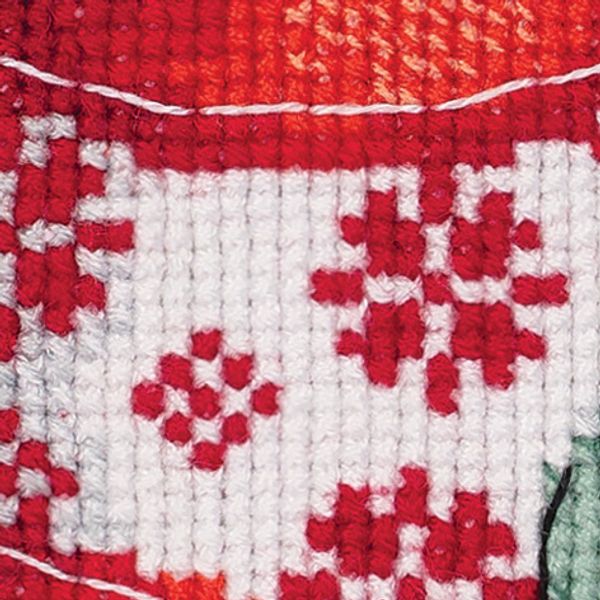 Набор для вышивания нитками Panna, Новогодние котики, 37х19.5 см