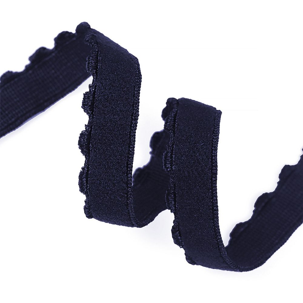 Резинка бельевая (отделочная) 10.0 мм / 10 метров, ЕТ-1, L061 т.синий