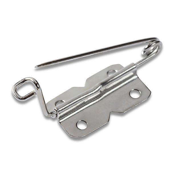 Булавки для бантов и значков 27 мм, железо, 4 шт, под никель, Prym 081405