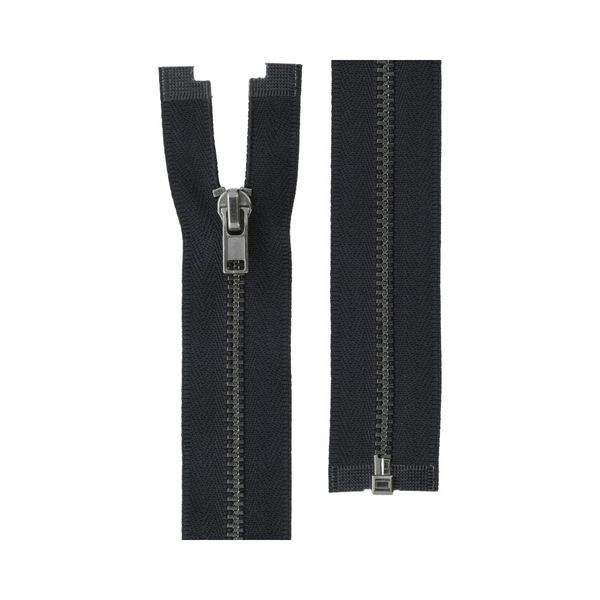 Молния металл Т3 (3 мм) 1 зам., разъем., 40 см, черн.никель, 320 черно-синий, ZIP 3B Gamma, 10 шт