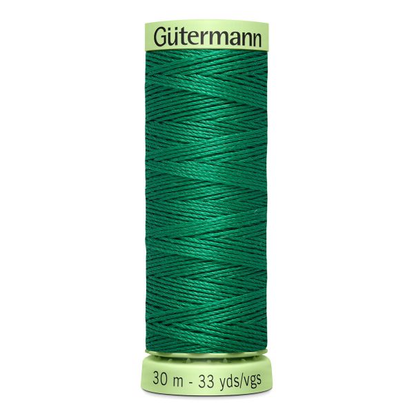 Нитки отделочные Gutermann Top Stitch, 30м, 402 изумрудно-зеленый, 5 катушек