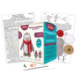 Набор для вязания игрушки Смелый пингвинчик 14 см, Miadolla AMG-0104