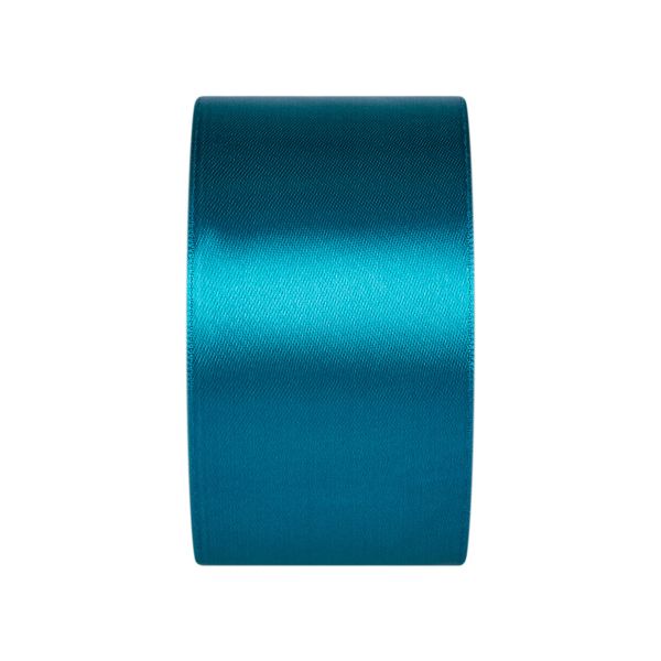 Лента атласная 1-сторонняя 50.0 мм / 33±2 метра, 074 ярко-голубой, Gamma