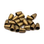 Наконечник для шнура металл колокол 14х10 мм, ⌀4/8 мм, (латунь), 20 шт