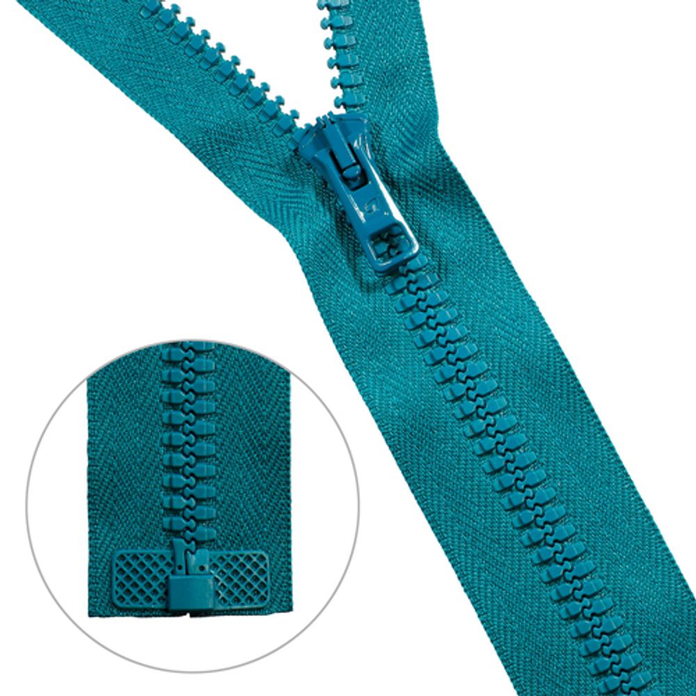 Молния трактор Arta Т6 (6 мм) 1 зам., разъем., 30 см, 047 бирюза, 5 шт