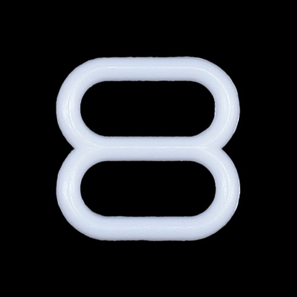 Рамки-регуляторы для бюстгальтера пластик 8.0 мм, белый, 100 шт, 503534