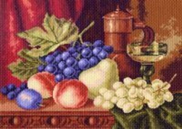 Набор для вышивания нитками Матренин Посад, Вкус осени 37х49 см