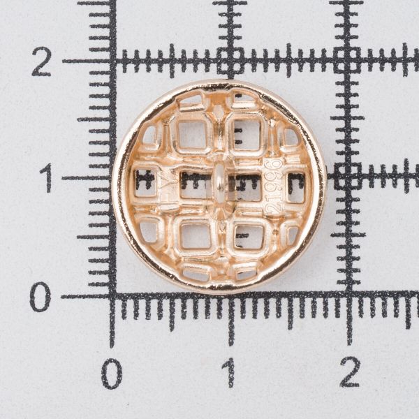 Пуговицы на ножке 28L=18 мм, металл, Gold (золотой), 10 шт, MP11