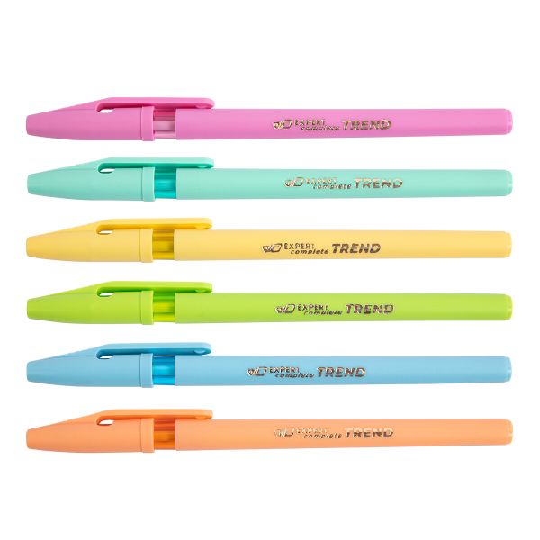 Ручка шариковая неавтоматическая ECBP-06 0.5 мм, 12 шт, 01 ассорти цвет чернил: синий, Expert Complete ECBP-06