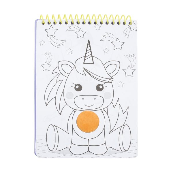 Блокнот-раскраска А5 с объемной аппликацией 