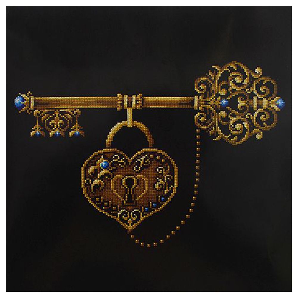 Набор для вышивания нитками Сделай своими руками, Ключ счастья, 35х26 см