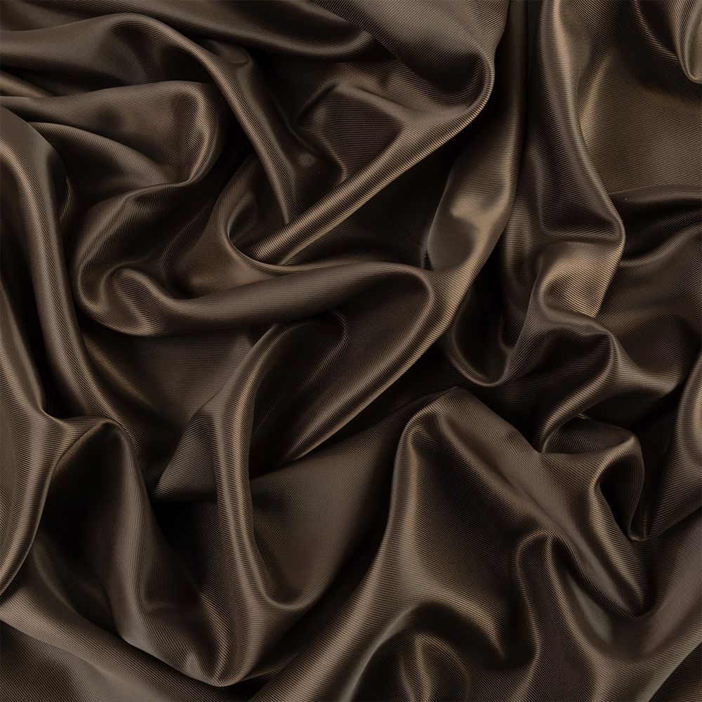 Ткань подкладочная Poly Twill 101±2 г/м², отрез 145х500 см, 100% п/э, 27 коричневый, Gamma LPT