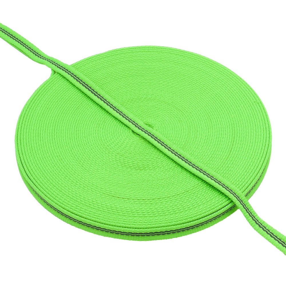 Стропа (ременная лента) 13 мм / 20 метров, 18 г/п.м., (Мн), 374 люмин.салатовый, 90022