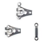 Крючки брючные (юбочные) пришивные 9 мм, с дугой, сталь черный, Prym