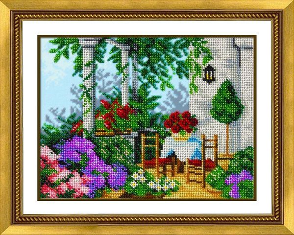 Набор для вышивания бисером Паутинка, Южный полдень 20х25 см