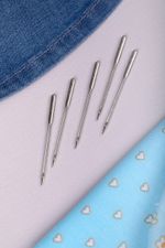 Иглы для швейных машин для джинсы 130/705 H, №120, 5 игл, М, Gamma NJ №120