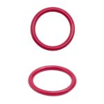Кольца для бюстгальтера пластик ⌀15.0 мм, C520 т.красный, 100 шт