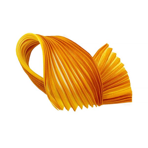 Лента декоративная 120.0 мм / 20 см, 66 золотой, Floranta Shibori