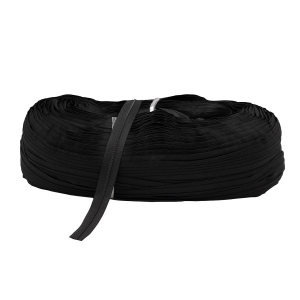 Молния рулонная спираль (витая) Т3 (3 мм) / 5 метров, 8 г/м, черный