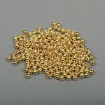 Бусины пластик ⌀6 мм, 500 г, цв.золотой, Magic4Hobby