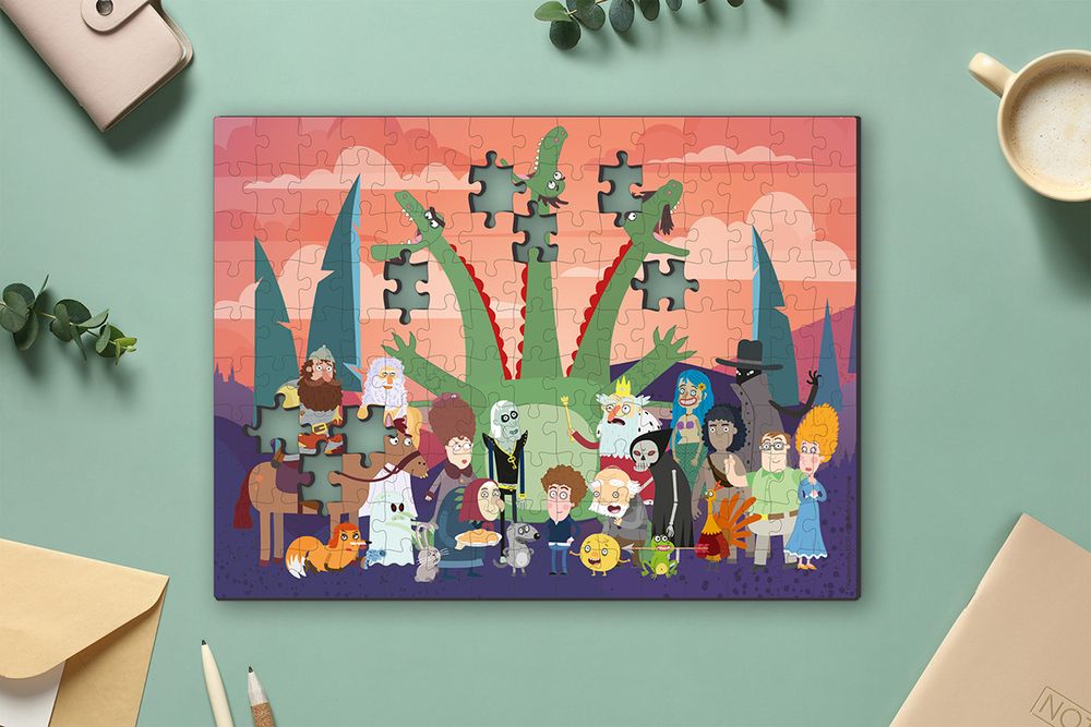 Пазл деревянный 150 элементов, CMF-PZLD-011 Петя, волк и компания, Фрея