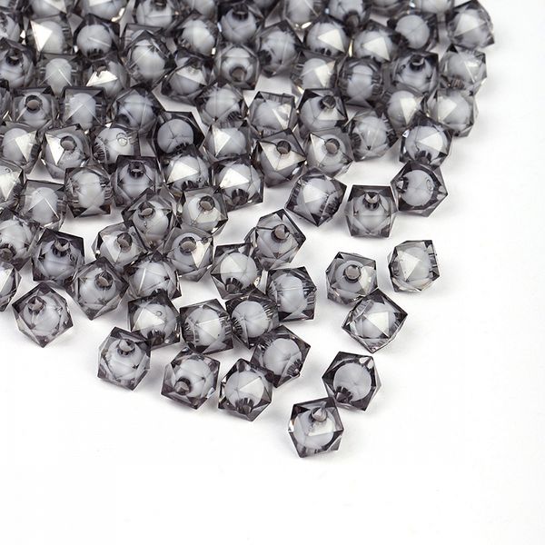 Бусины акрил ⌀10 мм, MG.3246-20 цв.20 серый, уп.500 г, Magic4Hobby