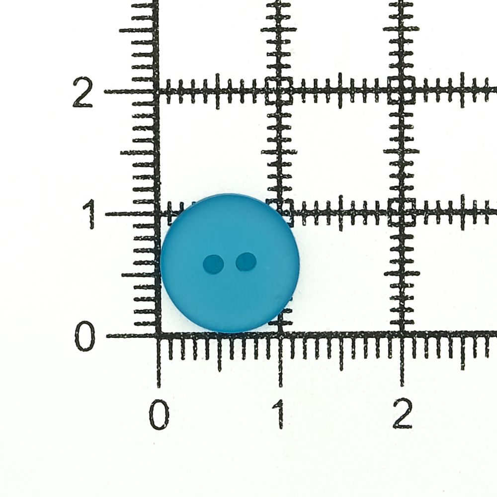 Пуговицы на 2 прокола 18L (11мм), пластик (col.18 морская волна), CR-K18M, 144 шт